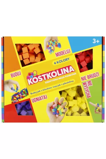 Pianka do modelowania Kostkolina 4kol ��ta ART AND PLAY 13080204