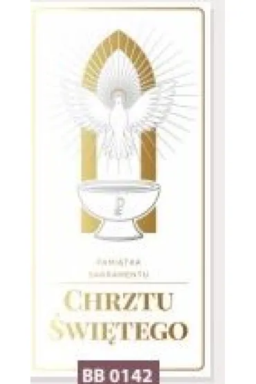 Art Nuvo Karnet Chrzest DL go��bek BB 0142