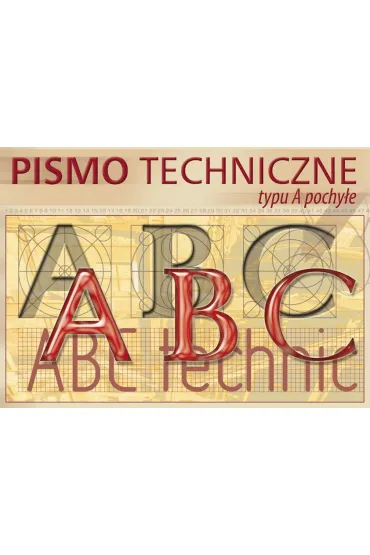 Kreska Blok pismo techniczne typu A pochy�e A4