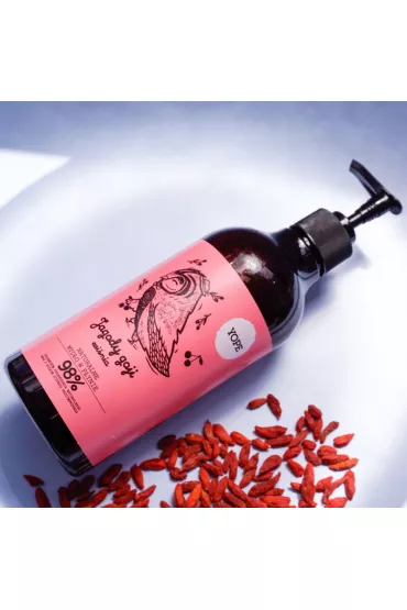 Yope Naturalne mydo do rk i ciaa Jagody Goji i Winia 500 ml