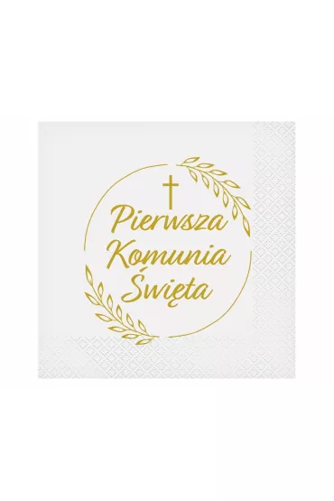 Godan Serwetki Pierwsza Komunia k�osy 33x33 cm