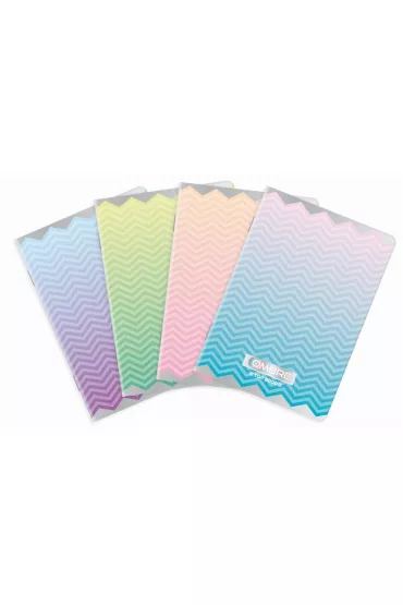 Top-2000 Zeszyt A5 Ombre Powder pastel kratka 60 kartek 10 szt.