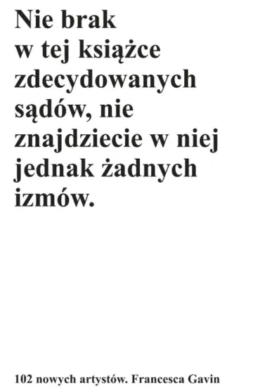 102 nowych artyst�w - Gavin Francesca