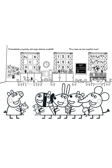 Peppa Pig Dodaj kolor�w 9. Weso�e przedszkole Peppy