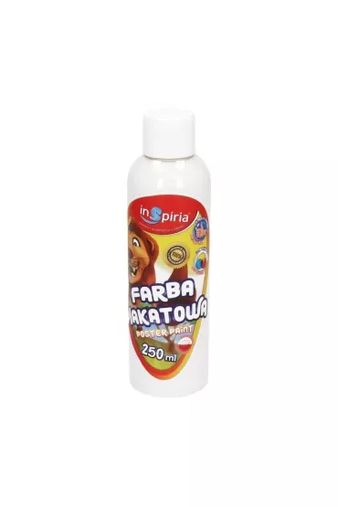 InSpiria Farba plakatowa bia�a 250 ml