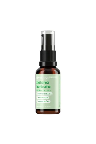 Cosma Cannabis Pure Herbs Zielona Herbata ekstrakt z li�ci zielonej herbaty suplement diety 30 ml