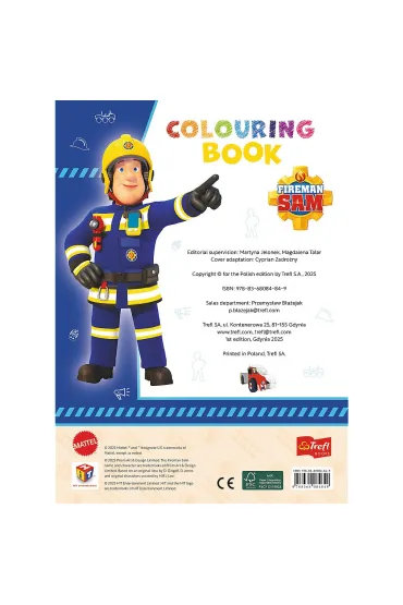 Stra�ak Sam. Kolorowanka. Malbuch. Colouring book. Fireman Sam