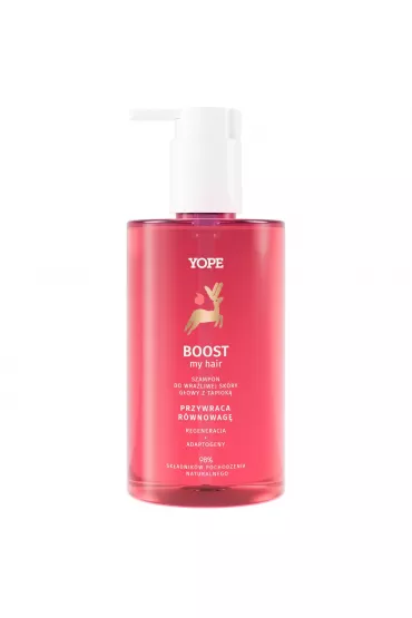 Yope Boost My Hair szampon do wraliwej skry gowy z tapiok 300 ml