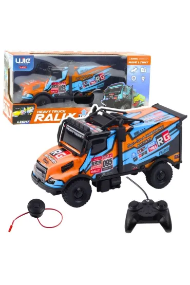 Cie�ar�wka R/C z d�wi�kiem pomara�czowo-niebieski LeanToys