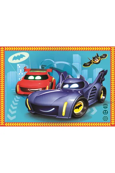 Puzzle 4w1 - Batwheels (12+16+20+25 el.) Clementoni