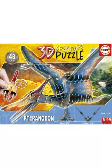 Puzzle 3D 43 el. Dinozaury - Pteranodon Educa