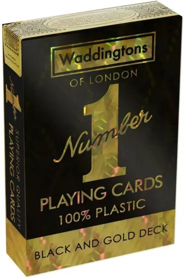 Karty do gry Waddingtons. Black and Gold