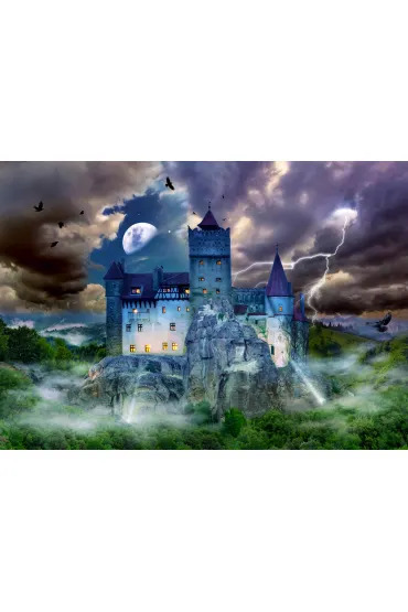 Puzzle 1000 el. Zamek hrabiego Drakuli Enjoy