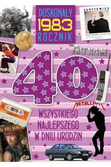 Kukartka Karnet Urodziny 40 (rocznik)