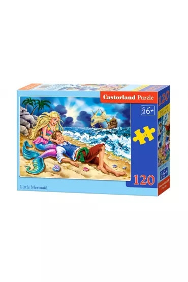 Puzzle 120 el. Ma�a syrenka B-13388 Castorland