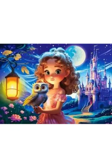 Puzzle 120 el. Princess with Owl Castorland