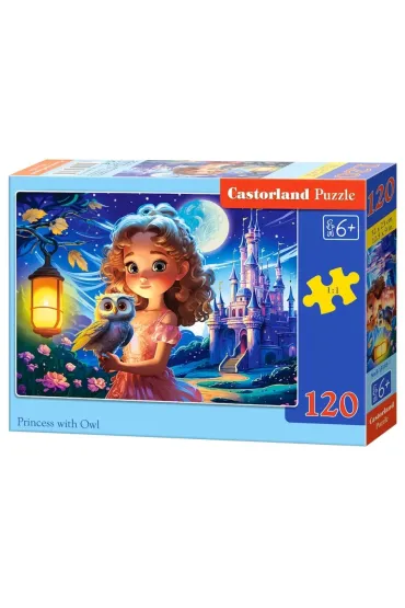 Puzzle 120 el. Princess with Owl Castorland