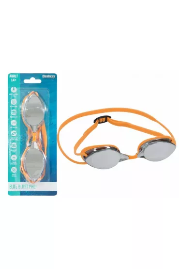 Okulary do p�ywania lustrzane pomara�czowe Bestway