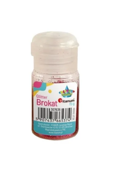 Brokat Craft-Fun Series 307636 czerwony 15 g