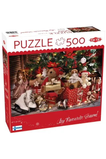 Puzzle 500 Christmas presents and toys Tactic