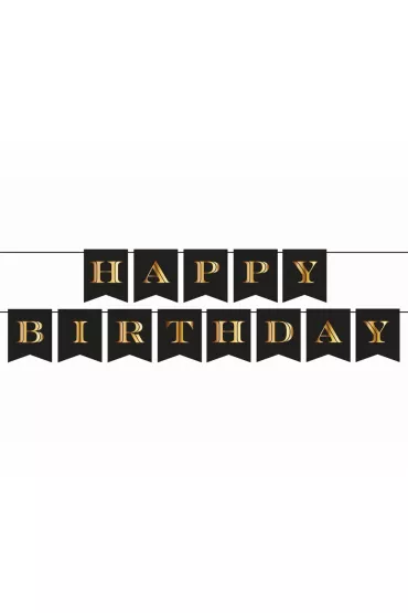 Godan Girlanda papierowa Happy Birthday 250 cm