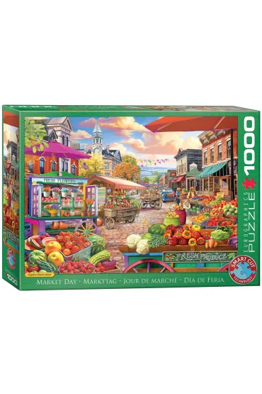 Puzzle 1000 el. Main Street Market Day Eurographics