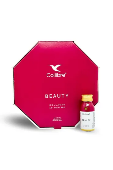 Collibre Collagen (10 000 mg) beauty shot suplement diety Zestaw 15 x 30 ml