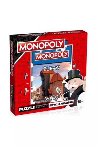 Puzzle 1000 el. Monopoly Square Gdask uraw Winning Moves