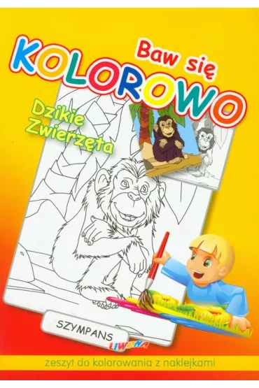 Baw si� kolorowo dzikie zwierz�ta