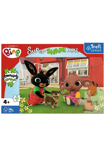 Puzzle 60 el. Super Shape XXL. Zabawa z pieskiem Trefl