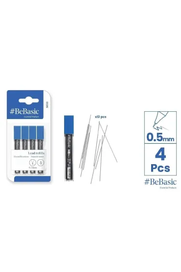 BeBasic Rysiki HB 0.5mm 48 szt.