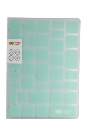Happy Color Brulion na spirali Trendy, Mint Green, A5, 80g, 80 kartek w kratk�