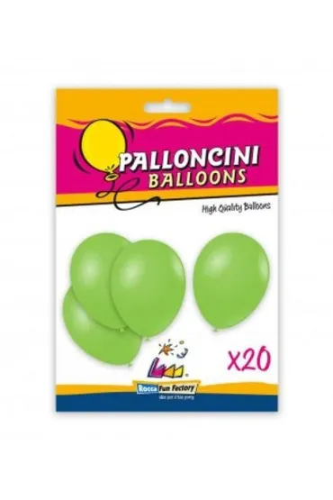 Balony jasnozielone 26 cm 20 szt.