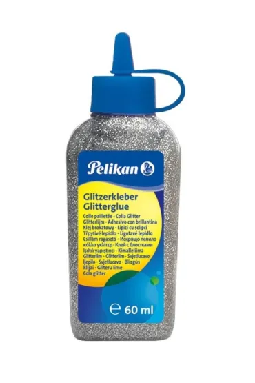 Pelikan Klej z brokatem srebrny 60 ml