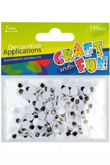 Ozdoba Oczy Craft with Fun 7 mm