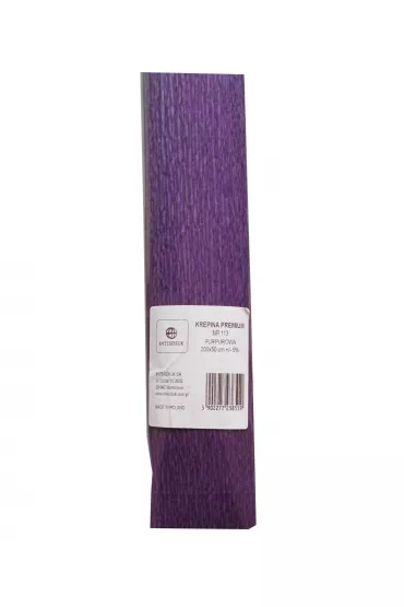 Interdruk Krepina premium nr 113 purpurowa 200x50cm