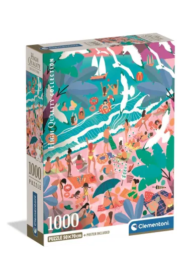 Puzzle 1000 el. Sunday At The Beach Clementoni