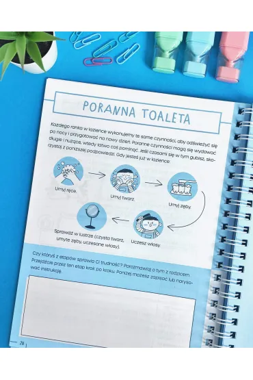 M�j pierwszy Organizer 6-9 lat 12-tygodniowy dziennik planowania i budowania nawyk�w - Agnieszka Bala