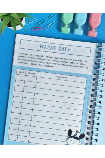 M�j pierwszy Organizer 6-9 lat 12-tygodniowy dziennik planowania i budowania nawyk�w - Agnieszka Bala