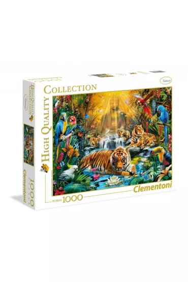 Puzzle 1000 el. Mistyczne tygrysy Clementoni