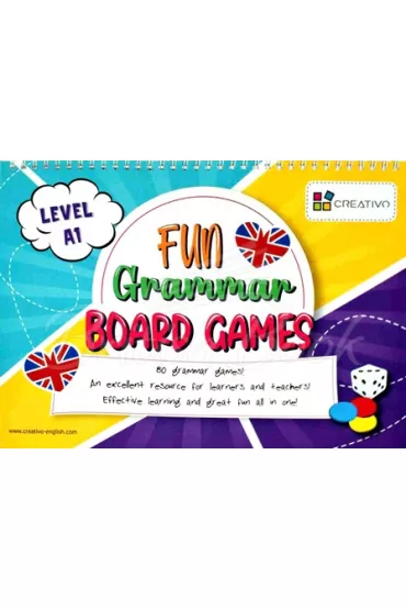 Karty j�zykowe Angielski Fun Grammar Board Games level A1 - Pawe� Dwornik