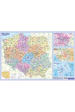 Demart Podkadka edukacyjna. Mapa administracyjna Polski