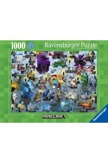 Puzzle 1000 el. Challenge. Minecraft Ravensburger