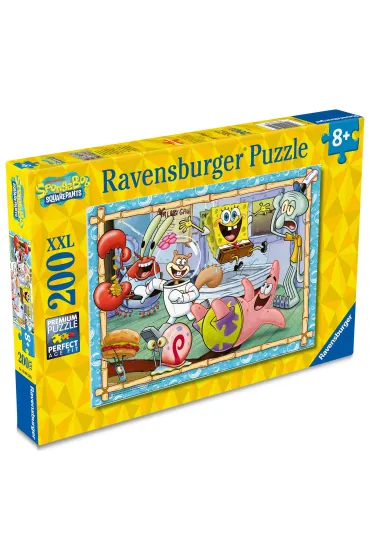 Puzzle dla dzieci 2D: Sponge Bob 200el Ravensburger