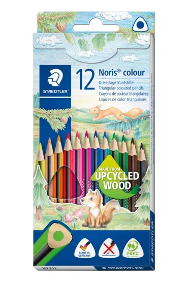 Staedtler Kredki o��wkowe Noris Colour, tr�jk�tne 12 szt.