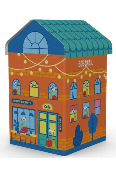 Bob Snail Zestaw �wi�teczny snail city - przek�ski owocowe z gr� i zabawk� 384 g