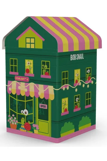 Bob Snail Zestaw �wi�teczny snail city - przek�ski owocowe z gr� i zabawk� 384 g