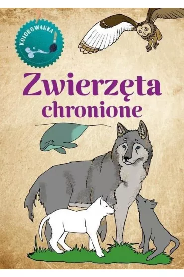 Kolorowanka Zwierz�ta chronione - Katarzyna Kopiec-Sekieta