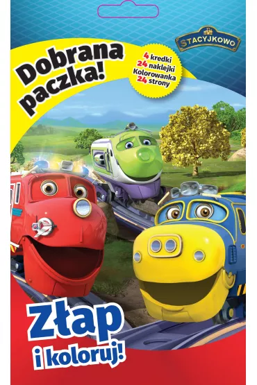 Dobrana Paczka. Z�ap i koloruj. Stacyjkowo