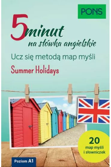 5 minut na s��wka angielskie Ucz si� metod� map my�li Poziom A1  PONS
